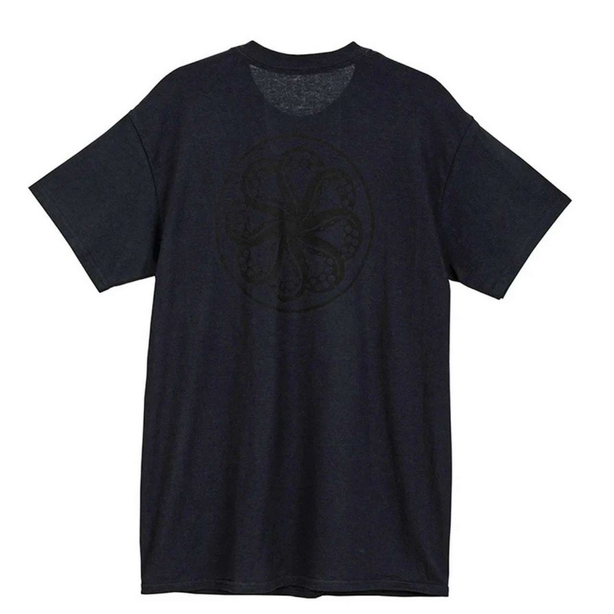 Tees * | Octopus Logo Tee Mens In Black