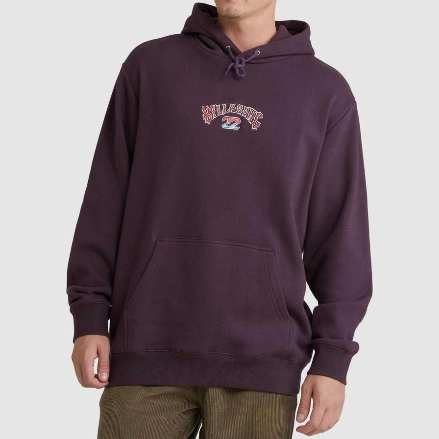 Jumpers & Hoodies * | Billabong Beach Days Pop Hoodie Mens In Fig Purple