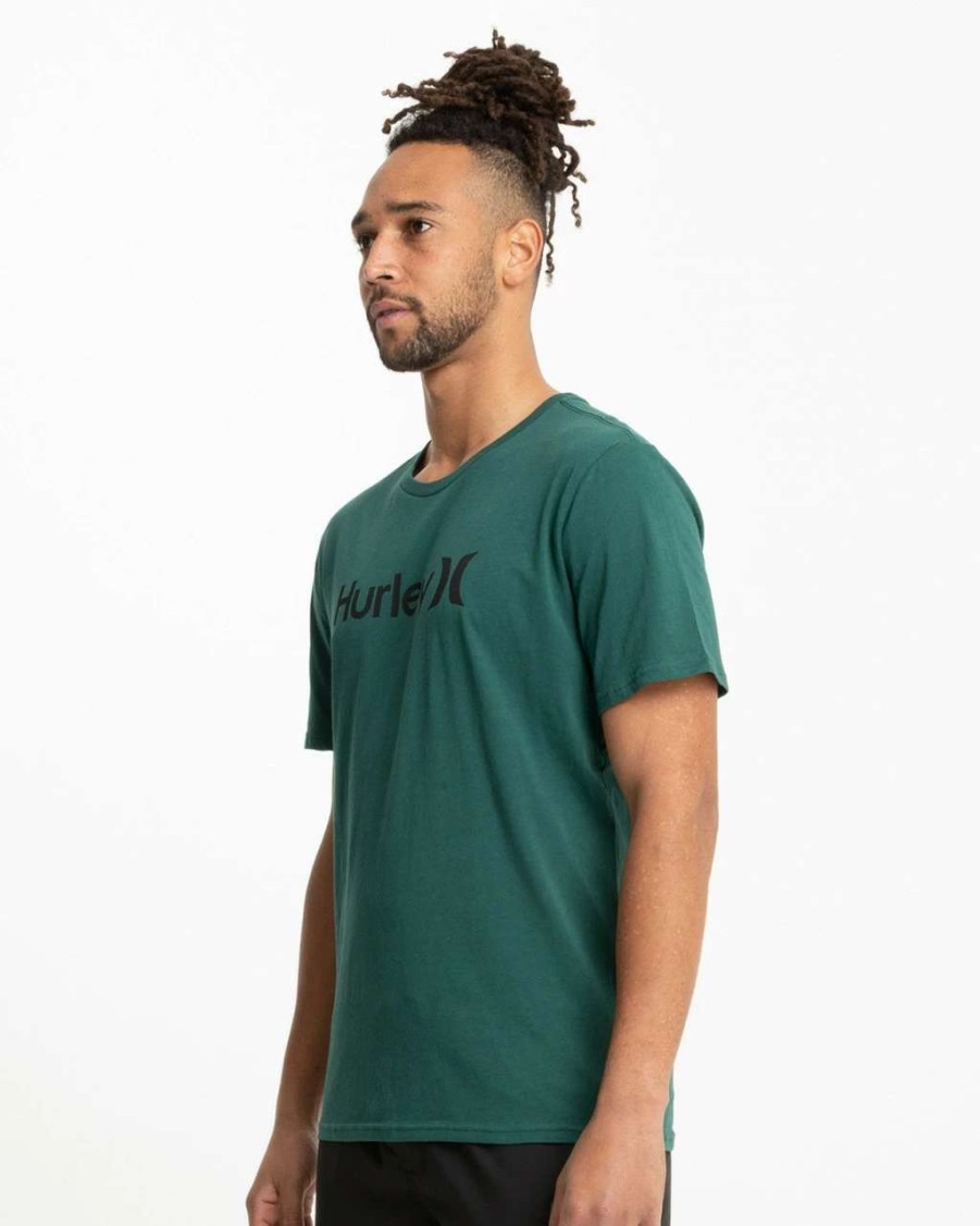 Tees * | Hurley Everyday Wash One And Only Solid Tee Mens In Alpine Green