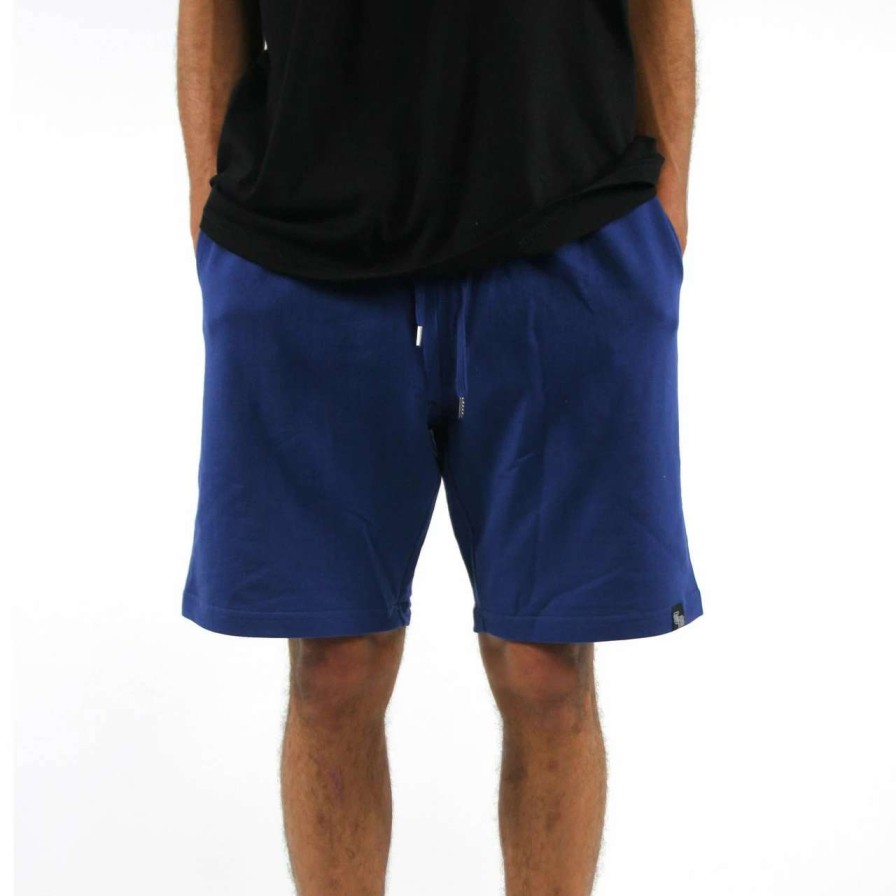 Bottoms * | Trigger Bros Fleece Track Short Mens In Cobalt Blue