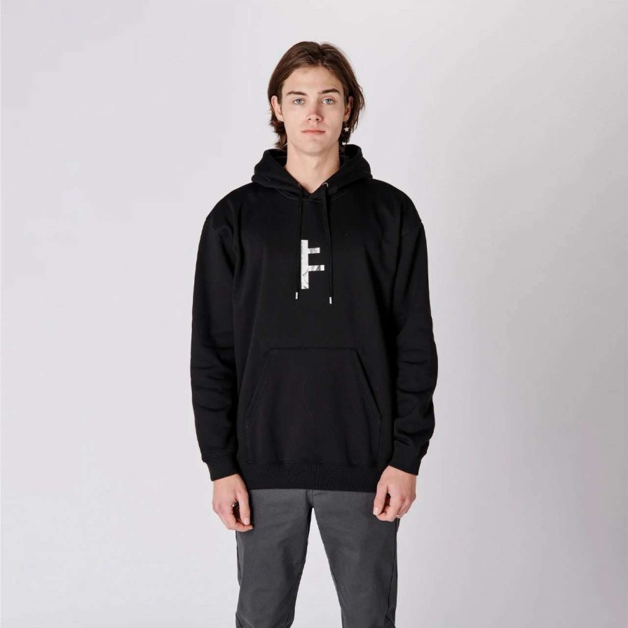 Jumpers & Hoodies * | Former Composed Hood Mens In Black