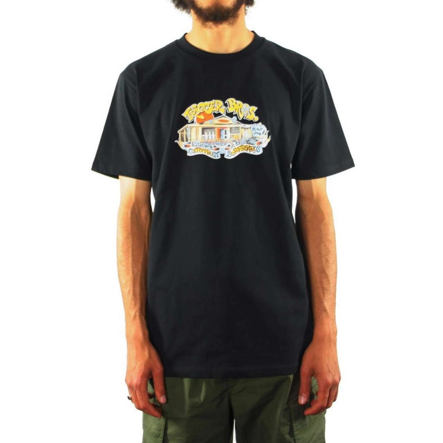 Tees * | Trigger Bros X Mark Lording Leo Shack Tee Mens In Black