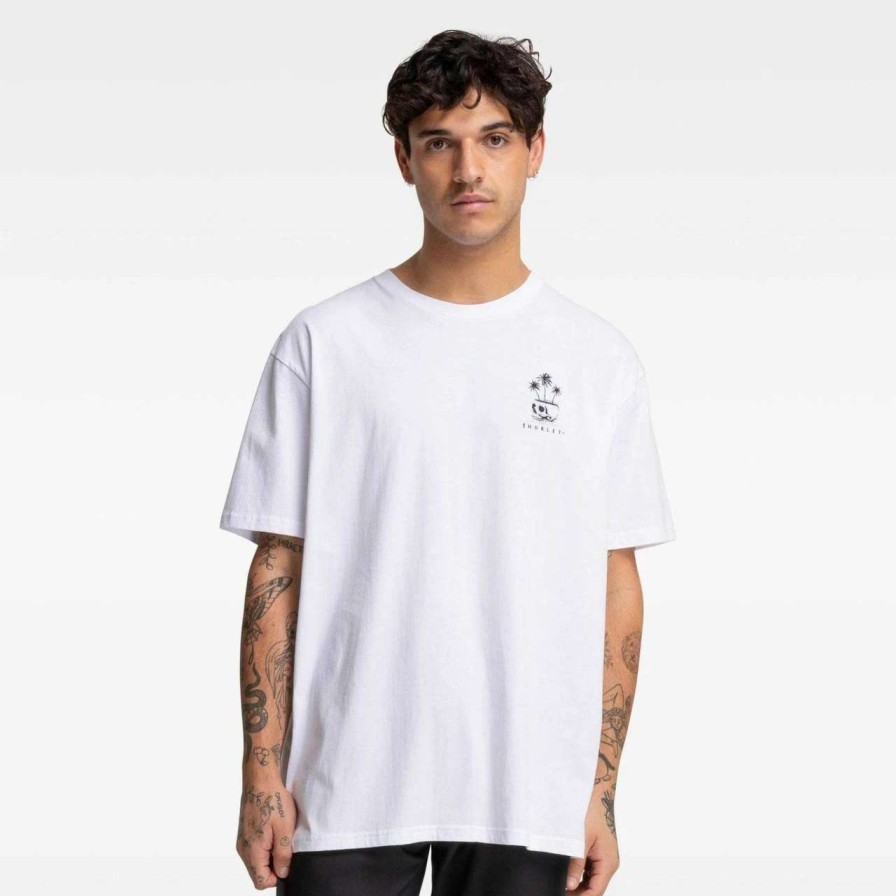 Tees * | Hurley Lost Trees Tee Mens In White