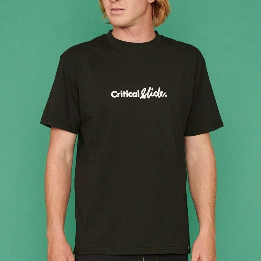 Tees * | The Critical Slide Society Institute Tee Mens In Black