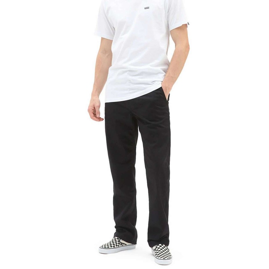 Bottoms * | Vans Authentic Chino Relaxed Pant Mens In Black