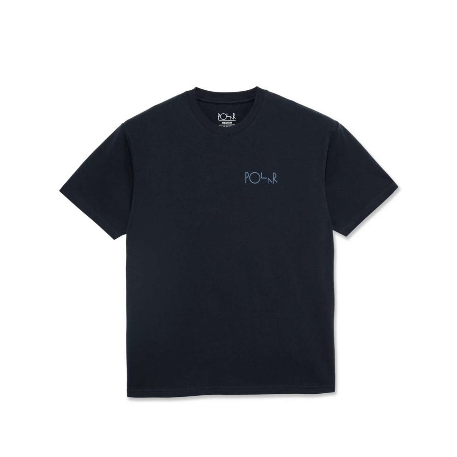 Tees * | Polar Skate Co Stroke Logo Tee Mens In Navy Blue