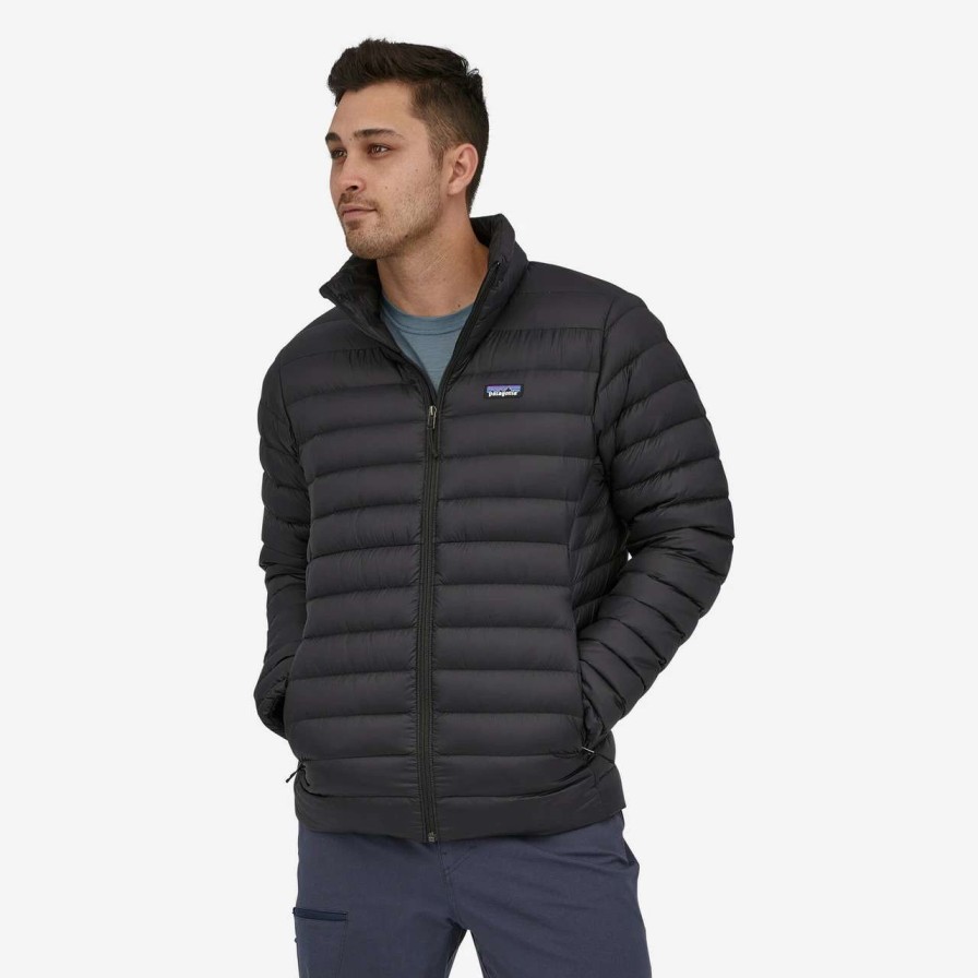 Jackets * | Patagonia Down Sweater Mens In Black