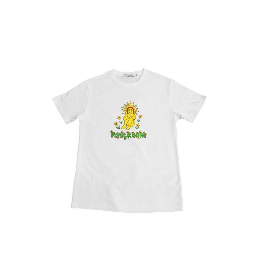 Tees * | Poolroom Sunny Boy Tee Mens In White