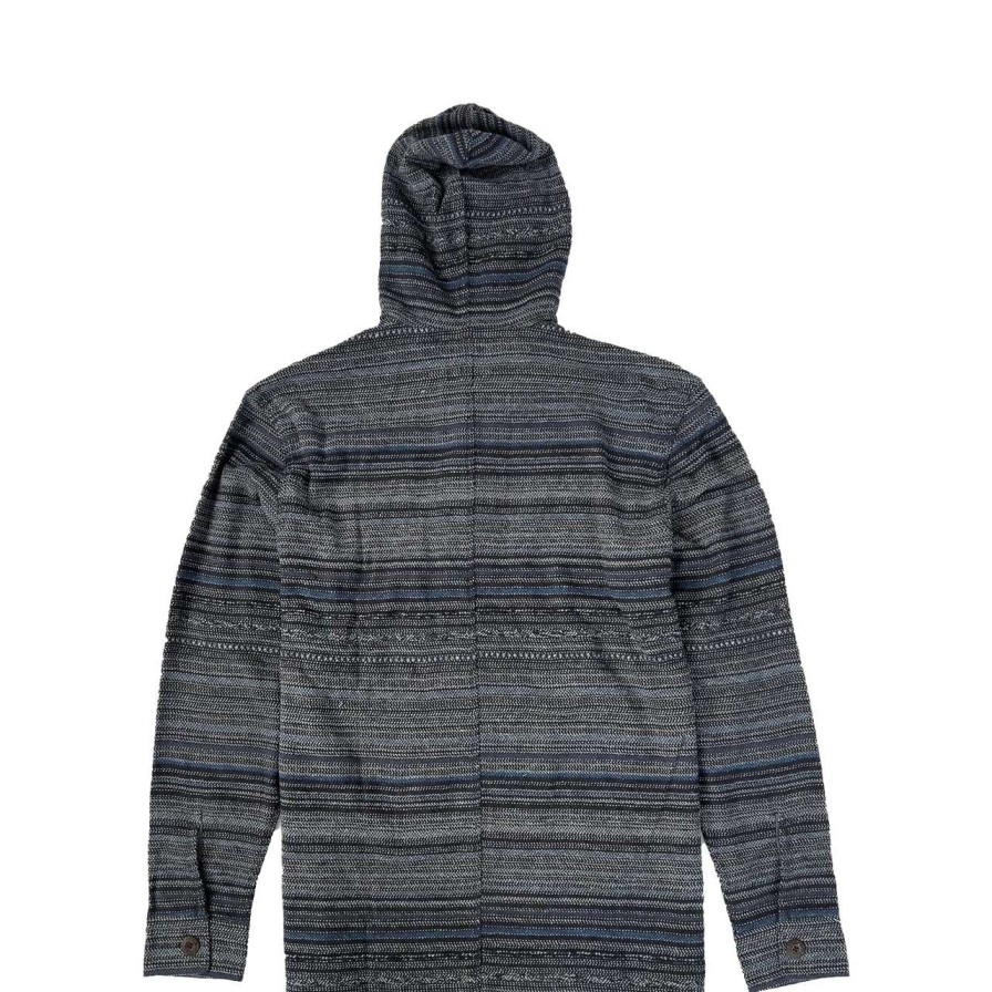 Jumpers & Hoodies * | Vissla Descanso Hooded Popover Mens In Graphite Grey