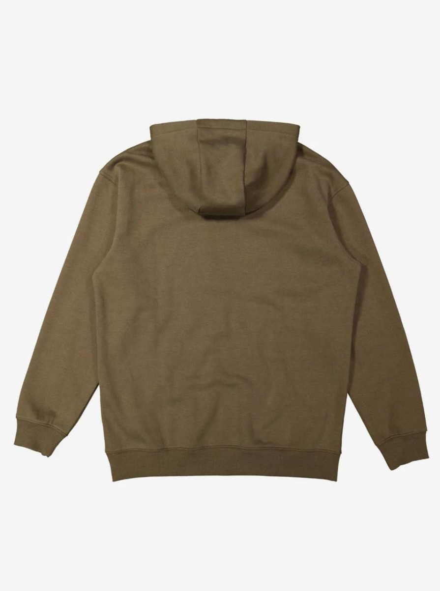 Jumpers & Hoodies * | Quiksilver Reflex Hoodie Mens In Chocolate Chip Brown