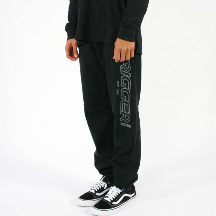 Bottoms * | Trigger Bros Original Tracksuit Pant In Black