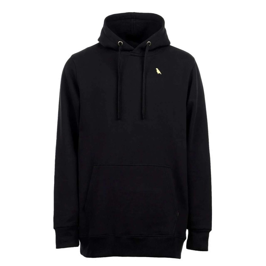 Jumpers & Hoodies * | Yuki Threads Relaxed Old Mate Hoodie In Black