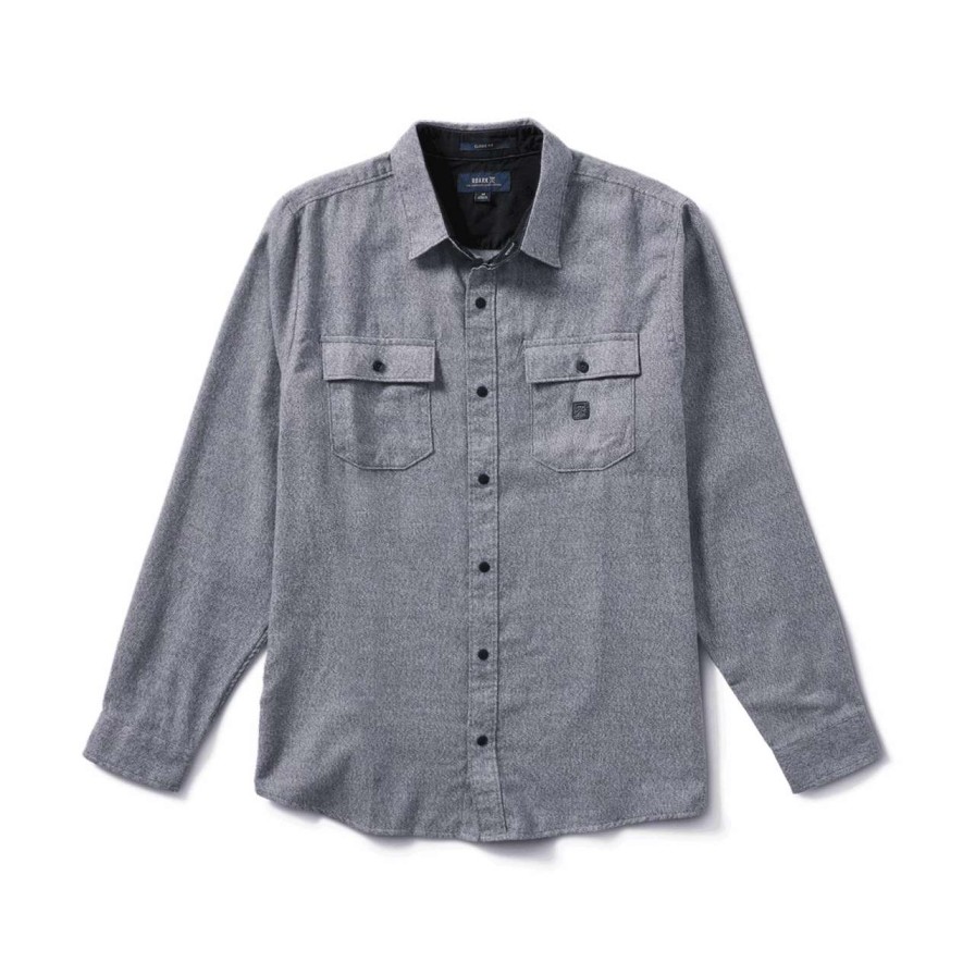 Shirts * | Roark Nordsman Light Long Sleeve Flannel Mens In Mixtape Blue