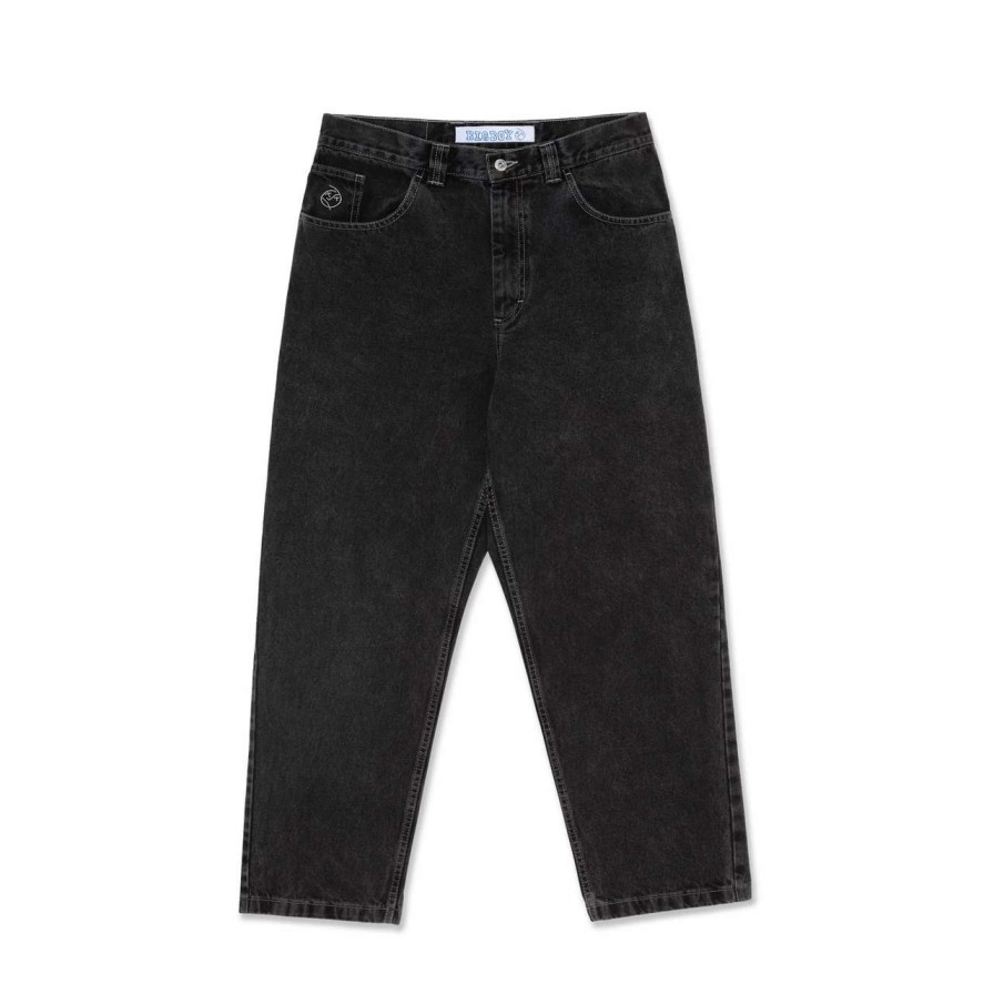 Bottoms * | Polar Skate Co Big Boy Jeans Mens In Silver Black