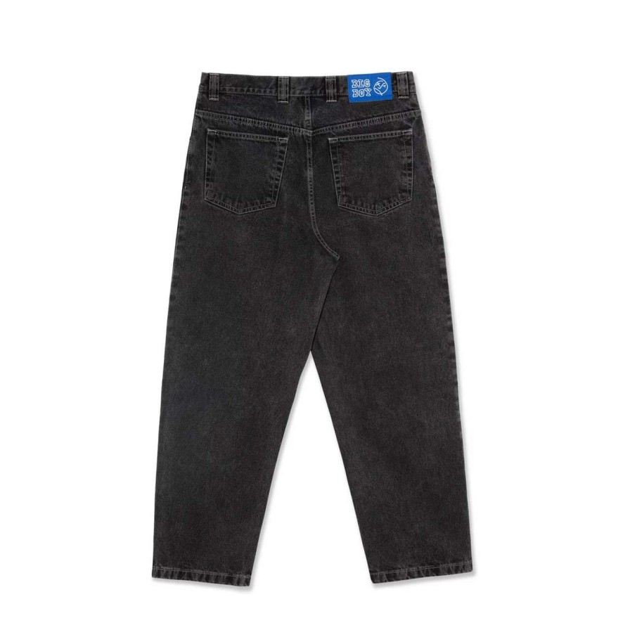 Bottoms * | Polar Skate Co Big Boy Jeans Mens In Silver Black