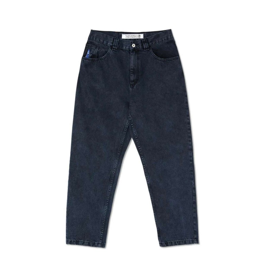 Bottoms * | Polar Skate Co 92! Denim Pants Mens In Black Blue