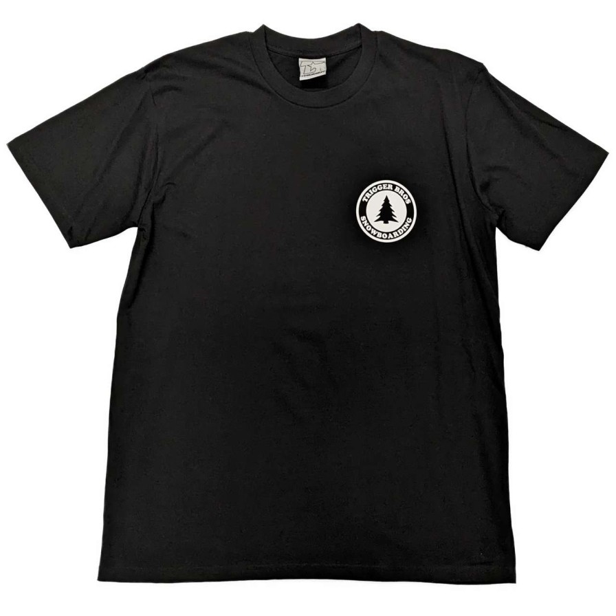 Tees * | Trigger Bros Snowboarding Tee Mens In Black