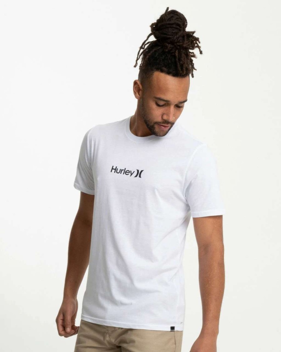 Tees * | Hurley H20 Dri One And Only Tee Mens In White