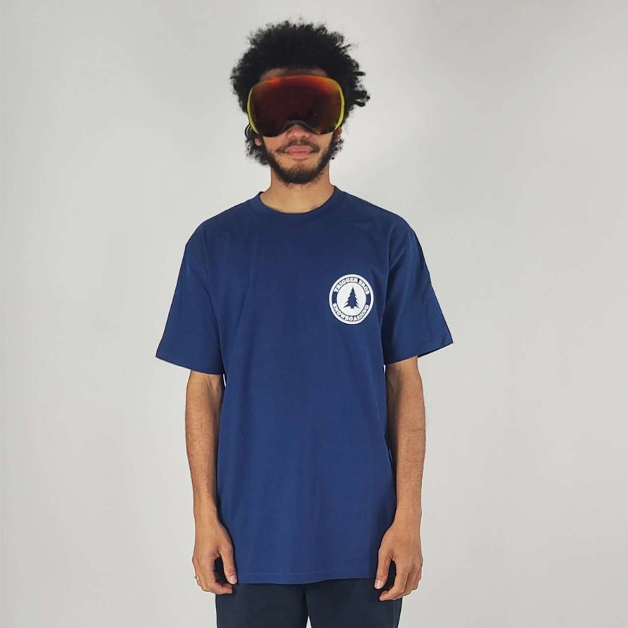 Tees * | Trigger Bros Snowboarding Tee Mens In Cobalt Blue