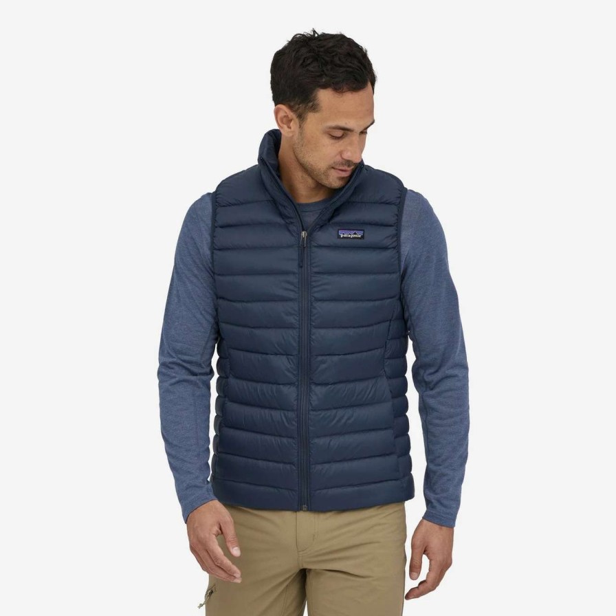 Jackets * | Patagonia Down Sweater Vest Mens In New Navy Blue