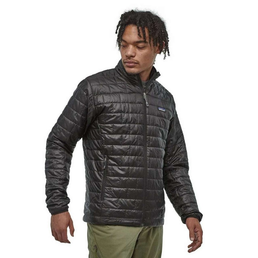 Jackets * | Patagonia Nano Puff Jacket Mens In Black