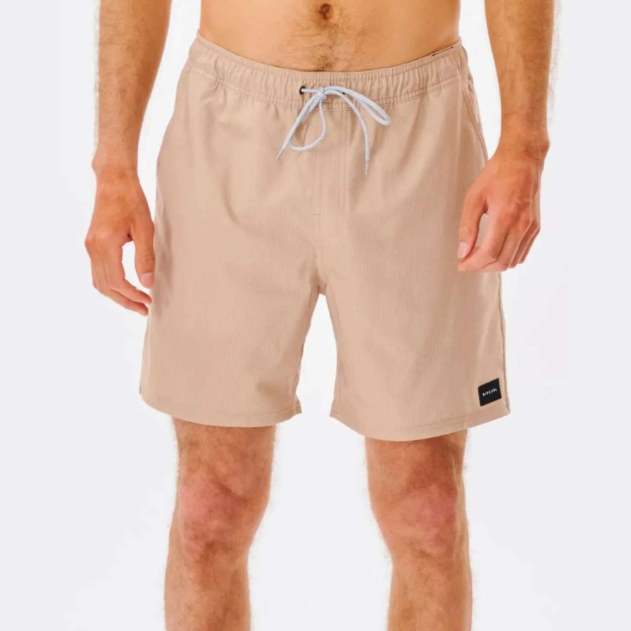 Bottoms * | Rip Curl Newport Volley Boardshort Mens In Khaki Beige