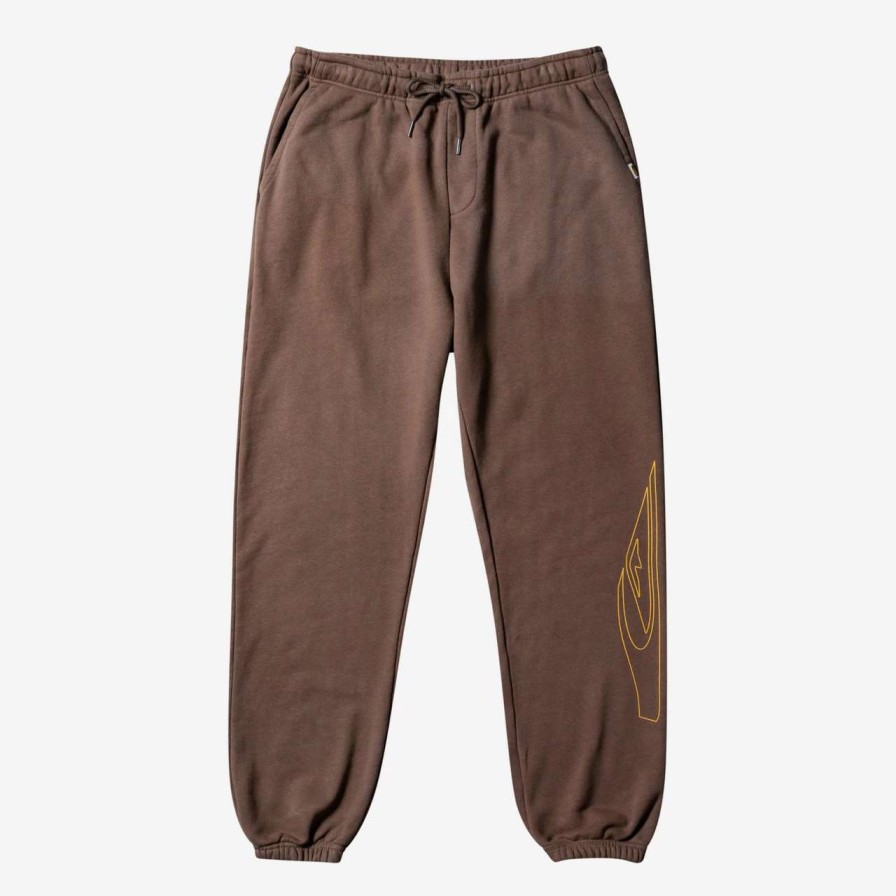 Bottoms * | Quiksilver Saturn Baggy Track Pant Mens In Chocolate Chip Brown