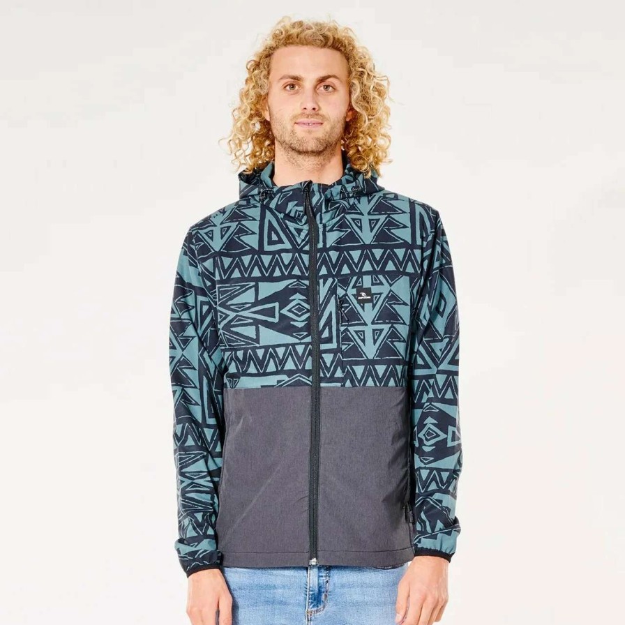 Jackets * | Rip Curl Anti Series Elite Jacket Mens In Muted Green