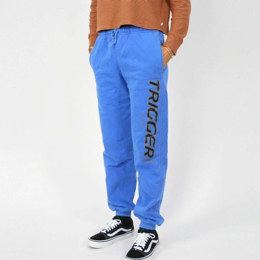 Bottoms * | Trigger Bros Original Tracksuit Pant In Cobalt Blue