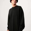 Jumpers & Hoodies * | Afends Sativa Hemp Crew Jumper Mens In Black