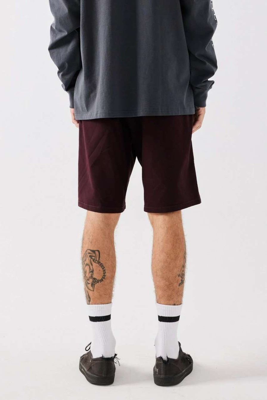 Bottoms * | Former Prayer Walkshort Mens In Burgundy Red