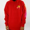 Jumpers & Hoodies * | Trigger Bros Retro Hoodie In Red