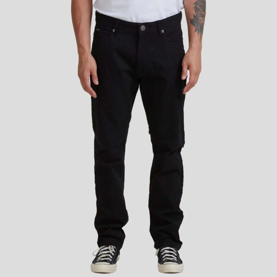 Bottoms * | Rvca Daggers Twill Pants Mens In Black