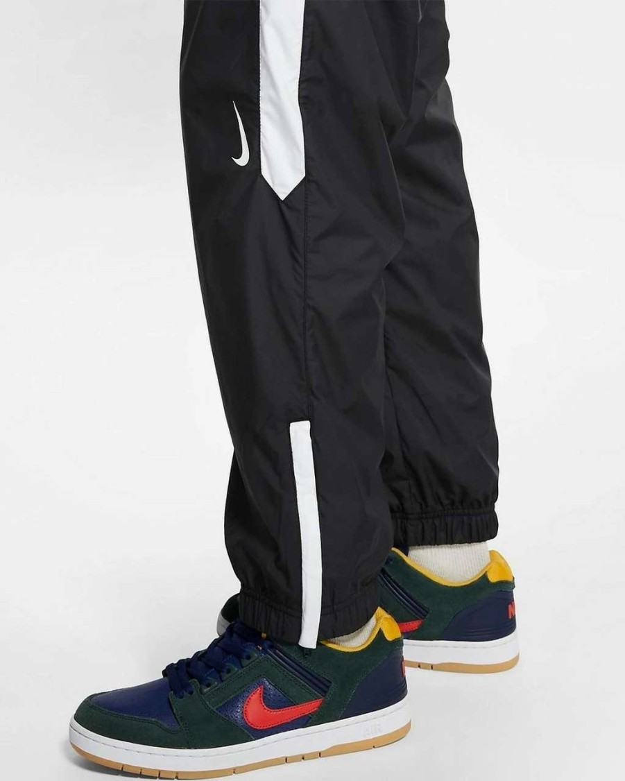 Bottoms * | Nike Sb Shield Swoosh Tracksuit Pant Mens In White Black