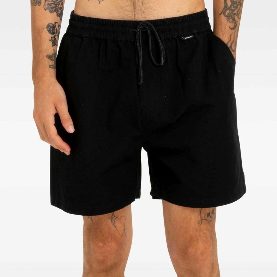 Bottoms * | Hurley Supply Volley Walkshort Mens In Black