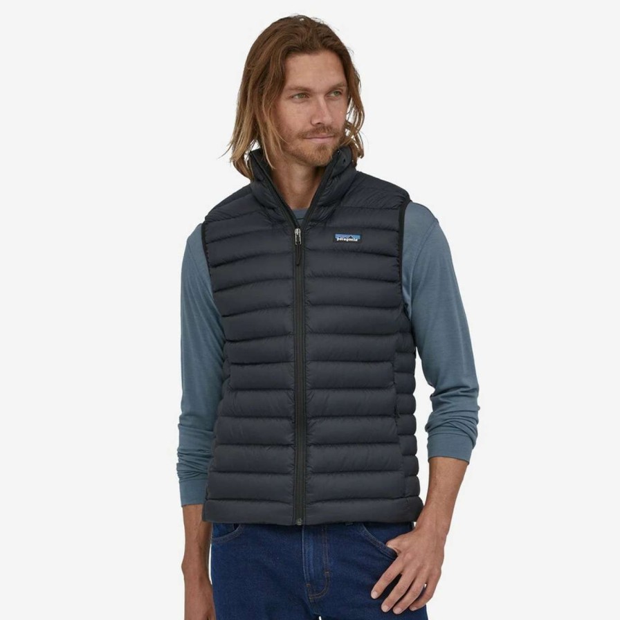 Jackets * | Patagonia Down Sweater Vest Mens In Black