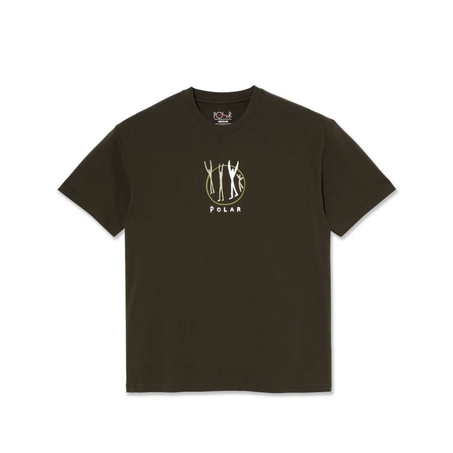 Tees * | Polar Skate Co Polar Gang Tee Mens In Brown