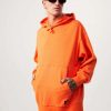 Jumpers & Hoodies * | Afends All Day Hemp Hoodie Mens In Sunset Orange