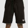 Bottoms * | Rvca Sport Short Iv Mens In Black