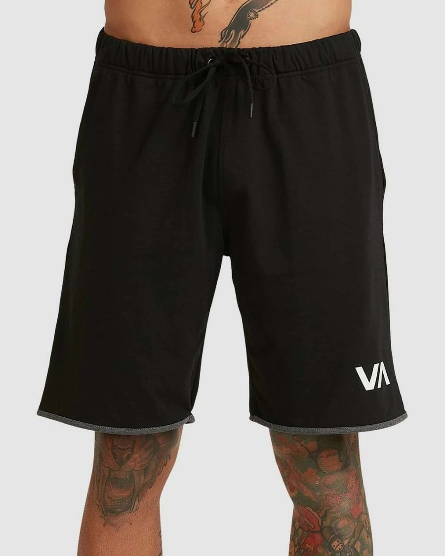 Bottoms * | Rvca Sport Short Iv Mens In Black