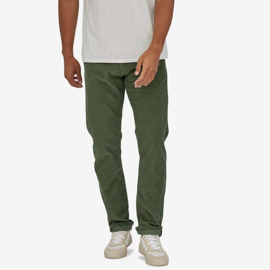 Bottoms * | Patagonia Organic Cotton Corduroy Jeans Reg Mens In Industrial Green