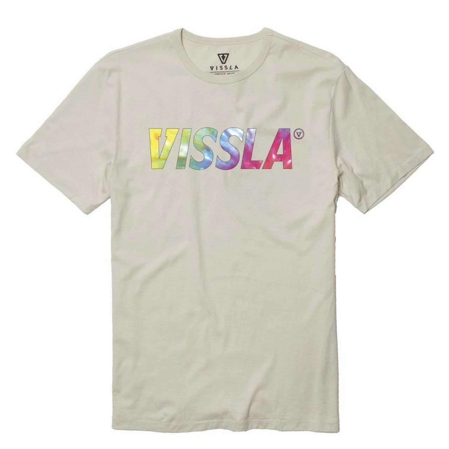 Tees * | Vissla El Sporto Tie Dye Tee Mens In White