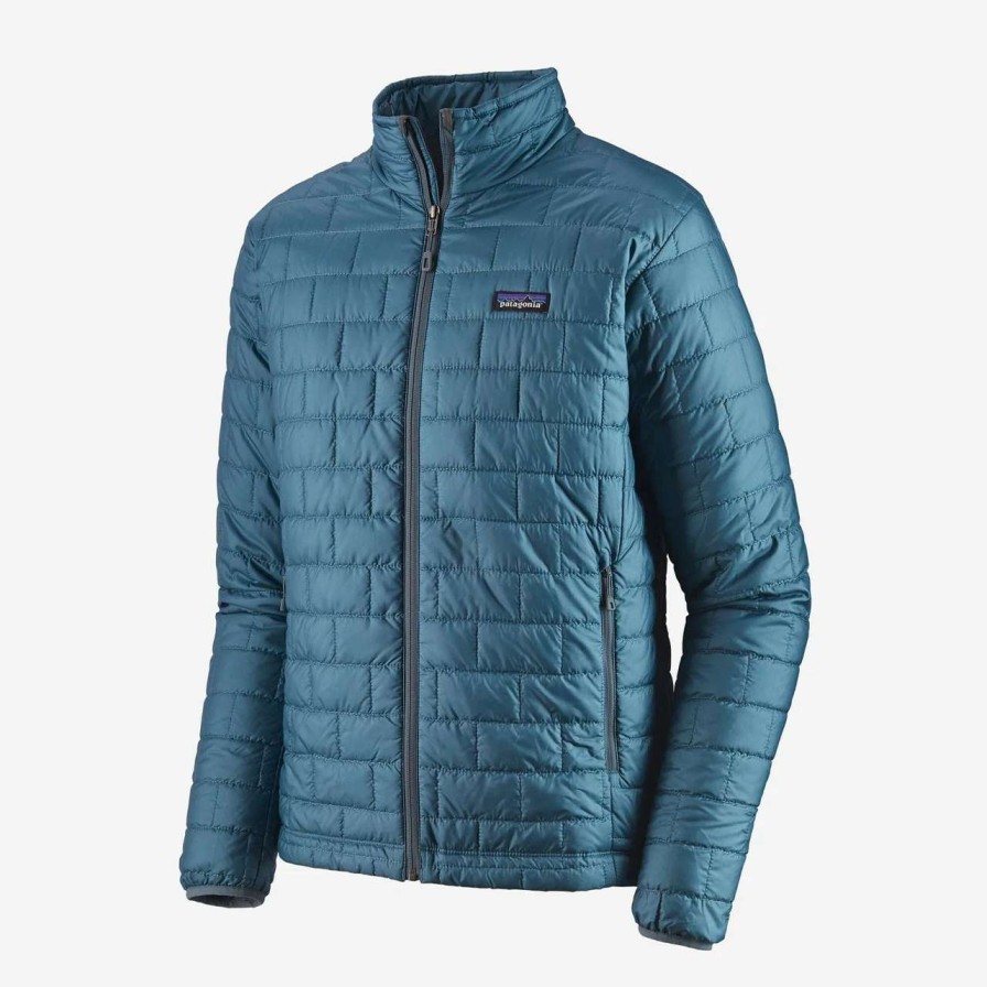 Jackets * | Patagonia Nano Puff Jacket Mens In Abalone Blue