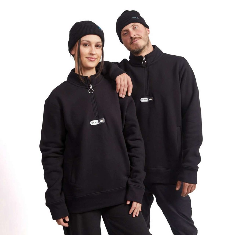 Jumpers & Hoodies * | Yuki Threads Pill Crew In Black