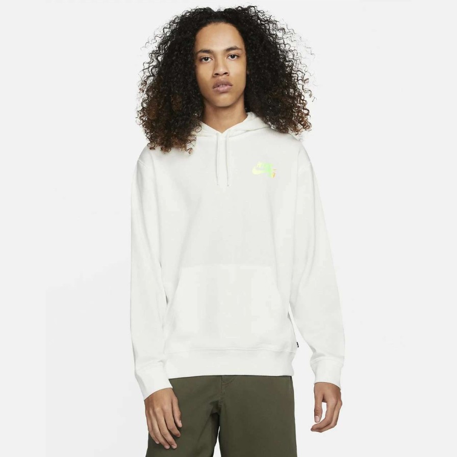 Jumpers & Hoodies * | Nike Sb Graphic Skate Hoodie Mens In Sail White