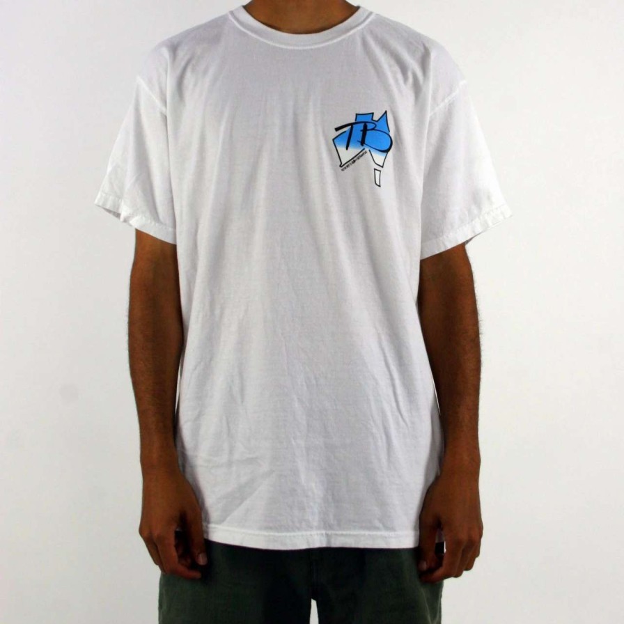 Tees * | Trigger Bros Circle Map Tee Mens In White