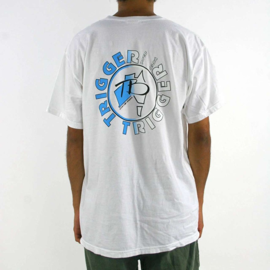 Tees * | Trigger Bros Circle Map Tee Mens In White