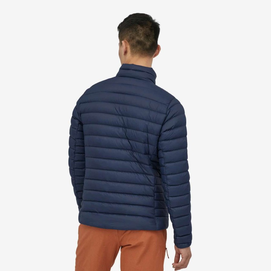 Jackets * | Patagonia Down Sweater Jacket Mens In New Navy Blue