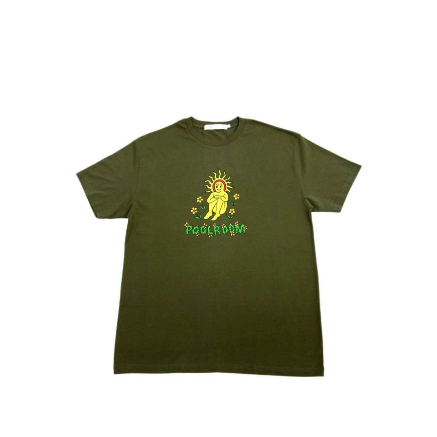 Tees * | Poolroom Sunny Boy Tee Mens In Green