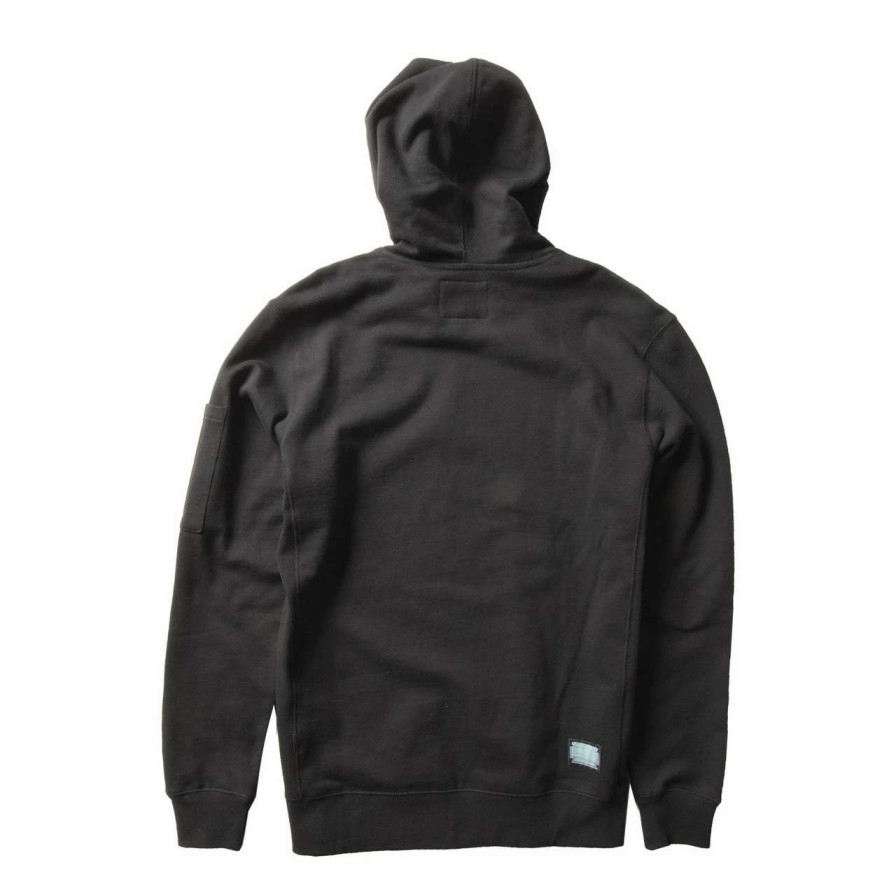 Jumpers & Hoodies * | Vissla Creators Eco Fleece Hoodie Mens In Black